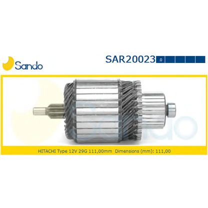 Photo Armature, starter SANDO SAR200230