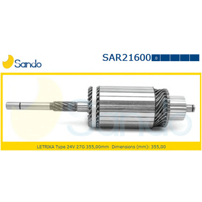 Photo Armature, starter SANDO SAR216000