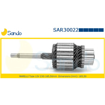 Foto Inducido, motor de arranque SANDO SAR300229