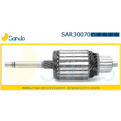 Photo Armature, starter SANDO SAR300700