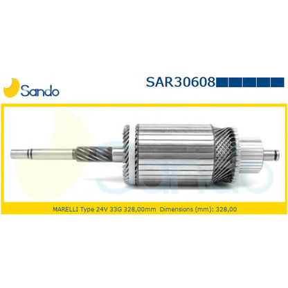 Photo Armature, starter SANDO SAR306089
