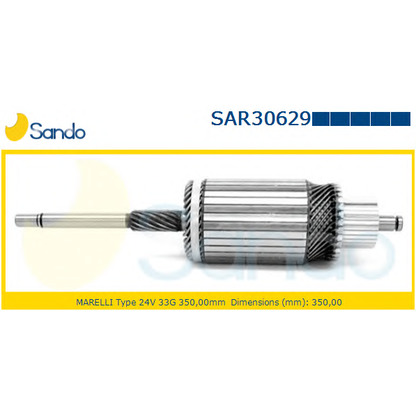 Photo Armature, starter SANDO SAR306299
