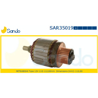 Photo Induit, démarreur SANDO SAR350190