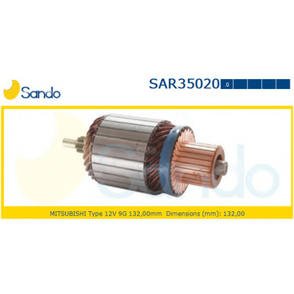 Photo Armature, starter SANDO SAR350200
