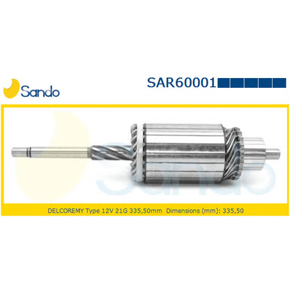 Photo Armature, starter SANDO SAR600019