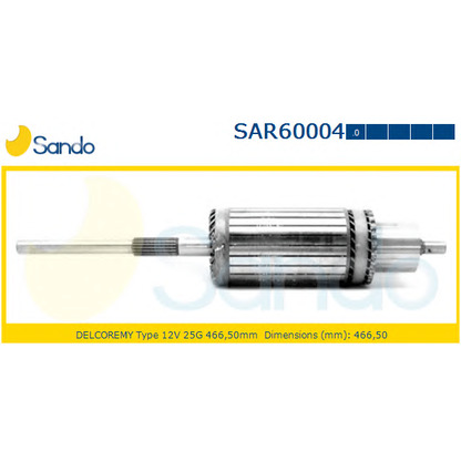 Photo Armature, starter SANDO SAR600040