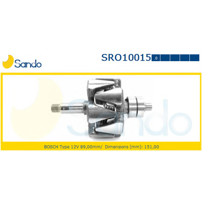 Photo Rotor, alternator SANDO SRO100150