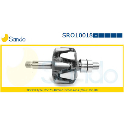 Photo Rotor, alternator SANDO SRO100180
