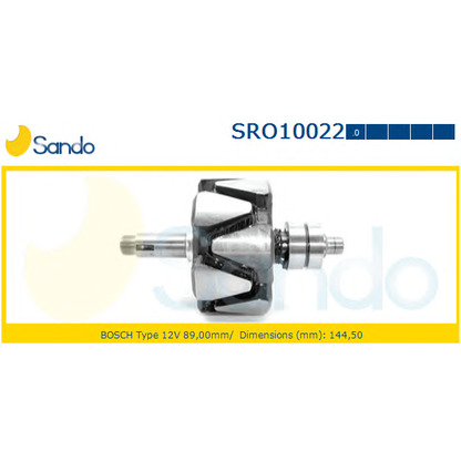 Photo Rotor, alternator SANDO SRO100220