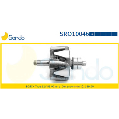 Photo Rotor, alternator SANDO SRO100460