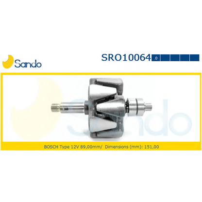 Zdjęcie Wirnik,  alternator SANDO SRO100640