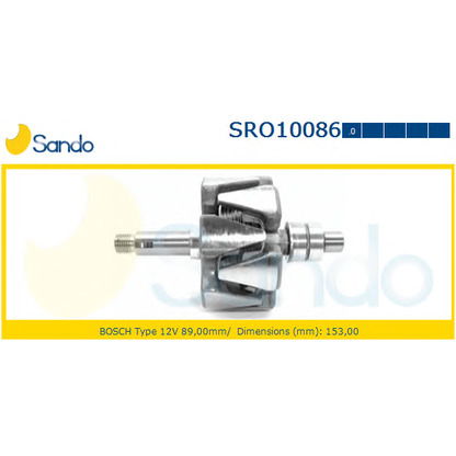 Photo Rotor, alternator SANDO SRO100860