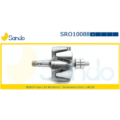 Photo Rotor, alternator SANDO SRO100880