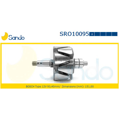 Photo Rotor, alternator SANDO SRO100950