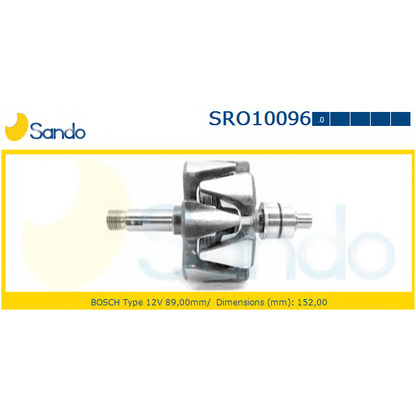 Zdjęcie Wirnik,  alternator SANDO SRO100960