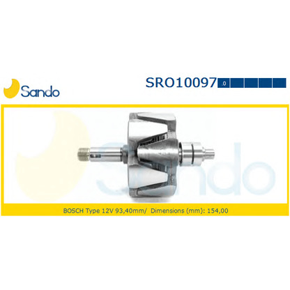 Photo Rotor, alternator SANDO SRO100970