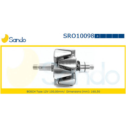 Photo Rotor, alternator SANDO SRO100980