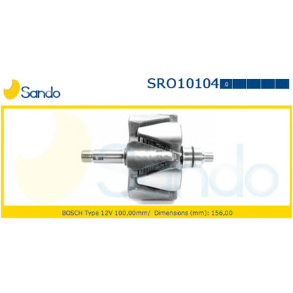 Photo Rotor, alternator SANDO SRO101040
