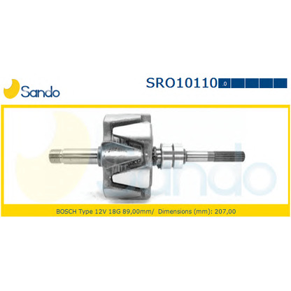 Photo Rotor, alternator SANDO SRO101100