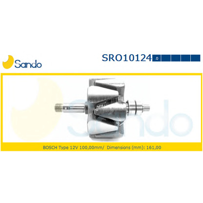 Photo Rotor, alternator SANDO SRO101240