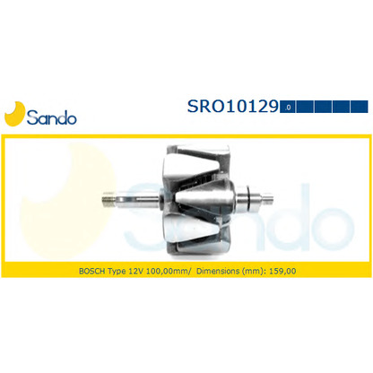 Photo Rotor, alternator SANDO SRO101290