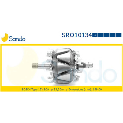 Photo Rotor, alternator SANDO SRO101340