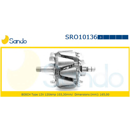 Photo Rotor, alternator SANDO SRO101360