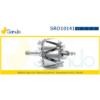 Photo Rotor, alternator SANDO SRO101410