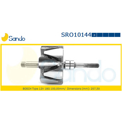 Photo Rotor, alternator SANDO SRO101440