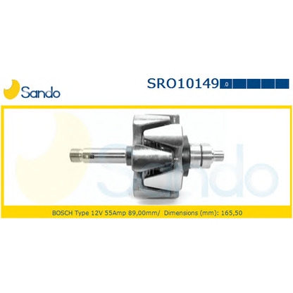 Photo Rotor, alternator SANDO SRO101490