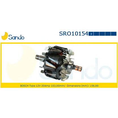 Foto Rotor, alternador SANDO SRO101540