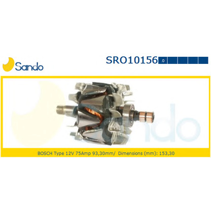Foto Rotor, alternador SANDO SRO101560