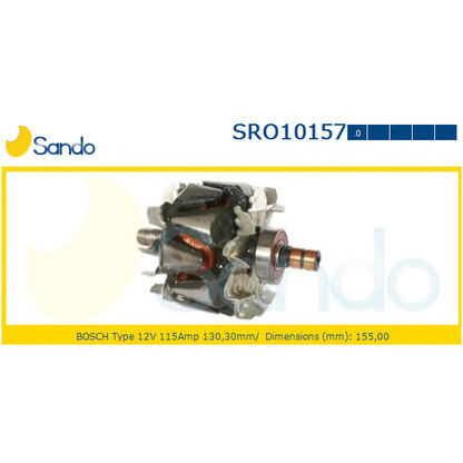 Photo Rotor, alternator SANDO SRO101570