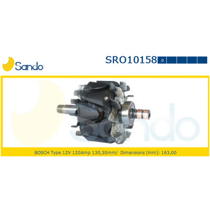 Photo Rotor, alternator SANDO SRO101580