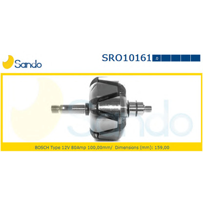 Photo Rotor, alternator SANDO SRO101610
