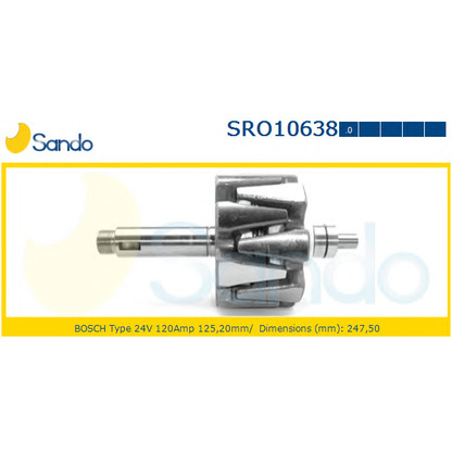 Foto Rotor, alternador SANDO SRO106380