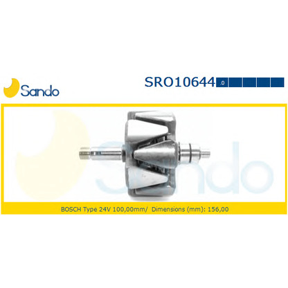 Photo Rotor, alternator SANDO SRO106440