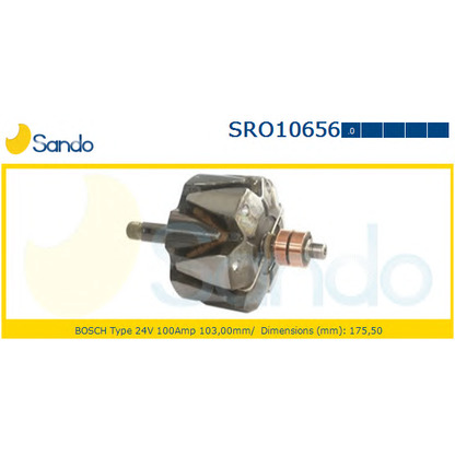 Photo Rotor, alternator SANDO SRO106560