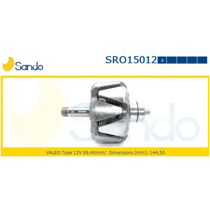 Photo Rotor, alternator SANDO SRO150120