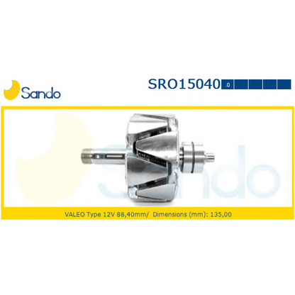 Photo Rotor, alternator SANDO SRO150400