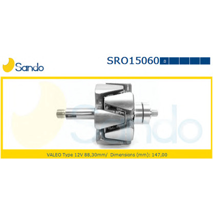 Photo Rotor, alternator SANDO SRO150600