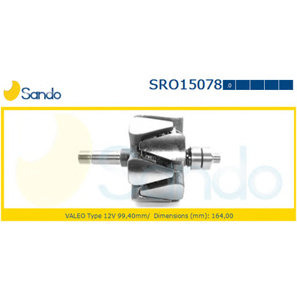 Photo Rotor, alternator SANDO SRO150780