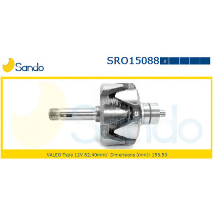 Foto Rotor, alternador SANDO SRO150880
