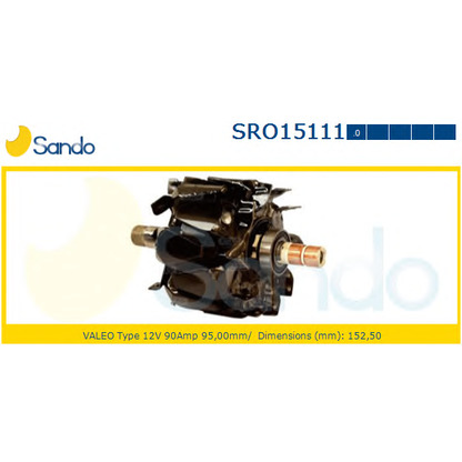 Photo Rotor, alternator SANDO SRO151110