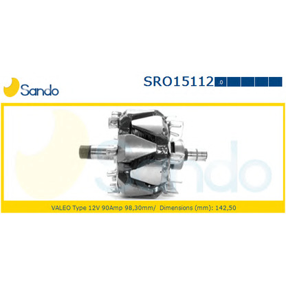 Foto Rotor, alternador SANDO SRO151120