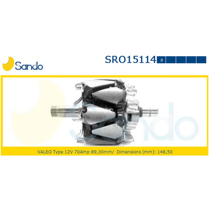 Photo Rotor, alternateur SANDO SRO151140