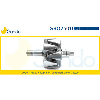 Zdjęcie Wirnik,  alternator SANDO SRO250100