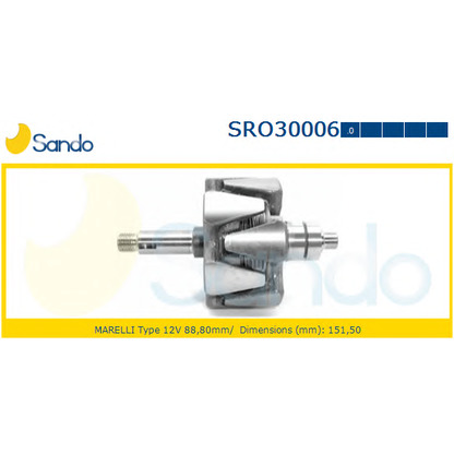 Foto Rotor, alternador SANDO SRO300060