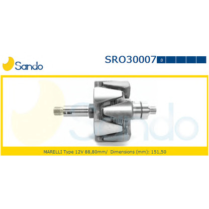 Foto Rotor, alternador SANDO SRO300070