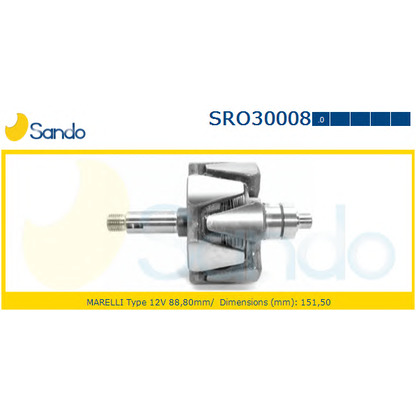 Photo Rotor, alternator SANDO SRO300080